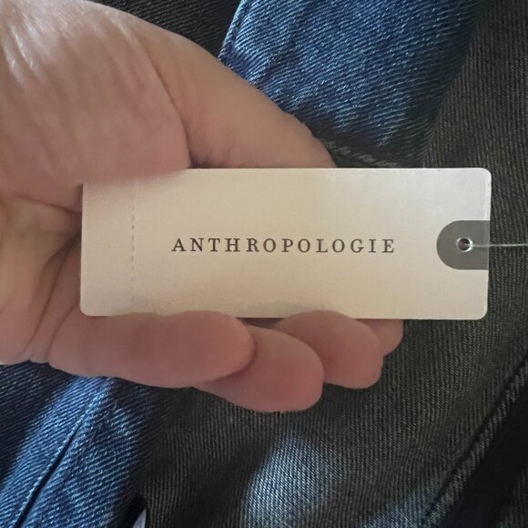 NWT Unpublished x Anthropologie Morgan Utility Denim Jacket, Size Medium - Picture 4 of 8